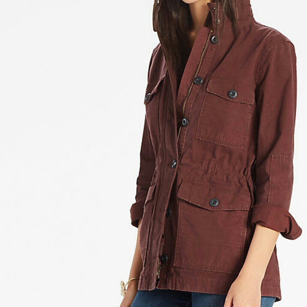ON HOLD Burgundy Lucky 410 Utility Jacket